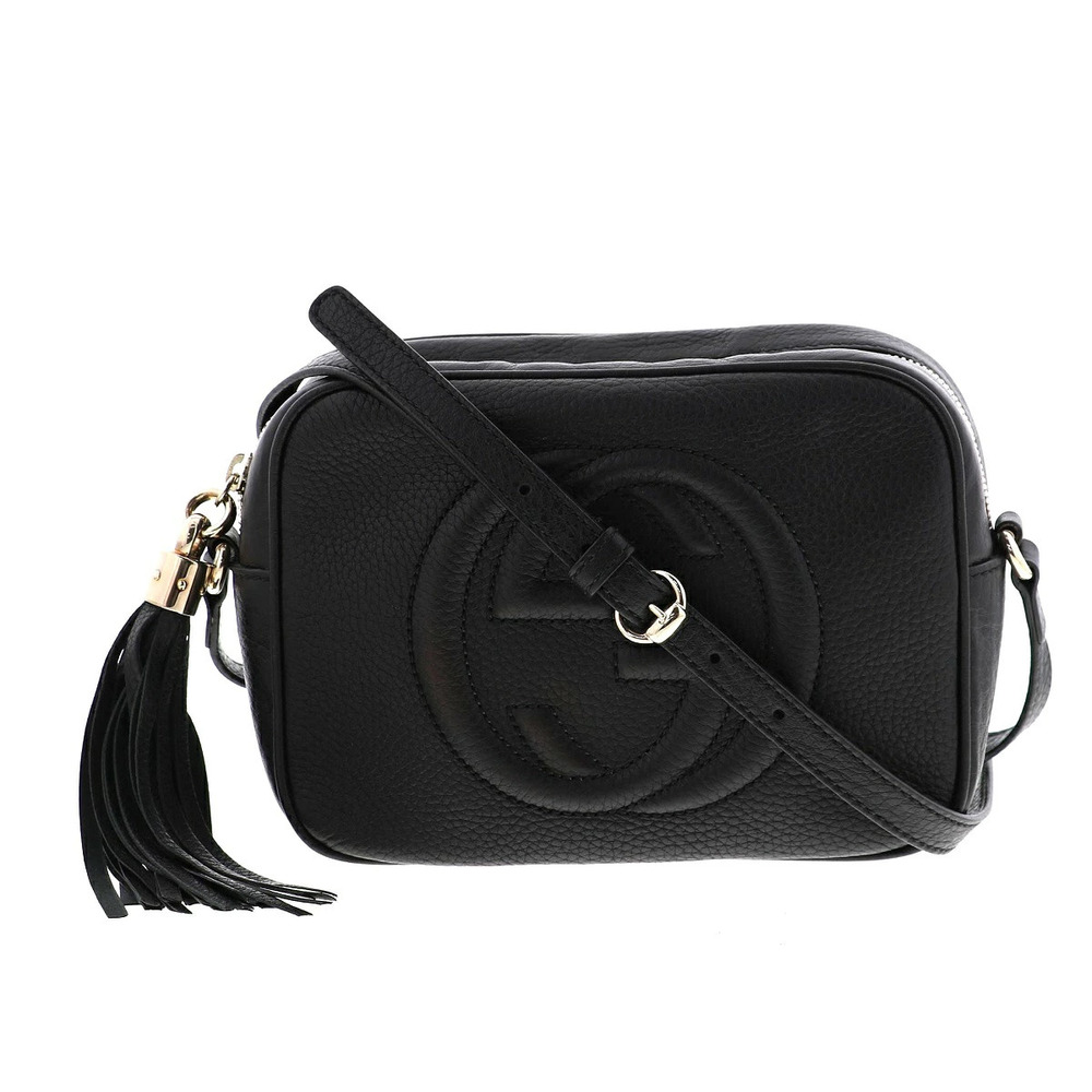 GUCCI SOHO Shoulder Bag Messenger Black